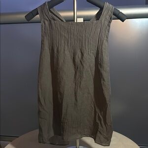 Dazy: Elegant Sleeveless Brown Top